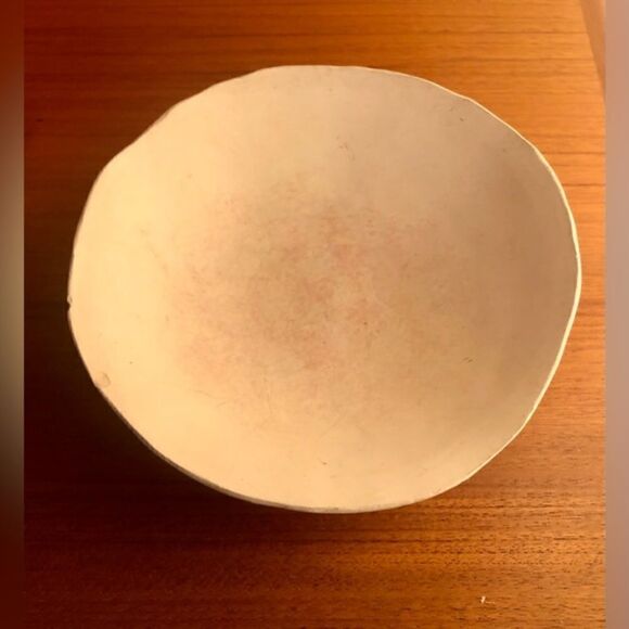Beautiful Studio Pottery Dish Catch All Jewelry Tray~~Moon Egg Organic Look - Picture 11 of 16